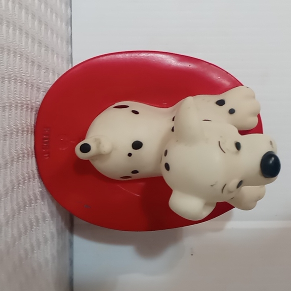 Vintage 1996 Kids II Inc. 101 Dalmatians Dog in Fireman's Hat Toy Figurine - Picture 2 of 6